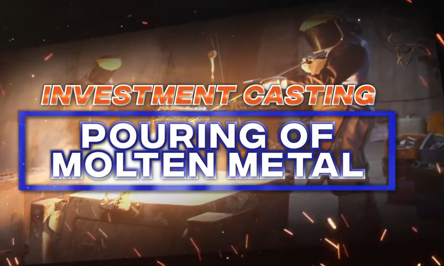 Pouring of metal